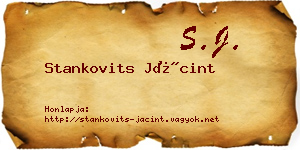 Stankovits Jácint névjegykártya